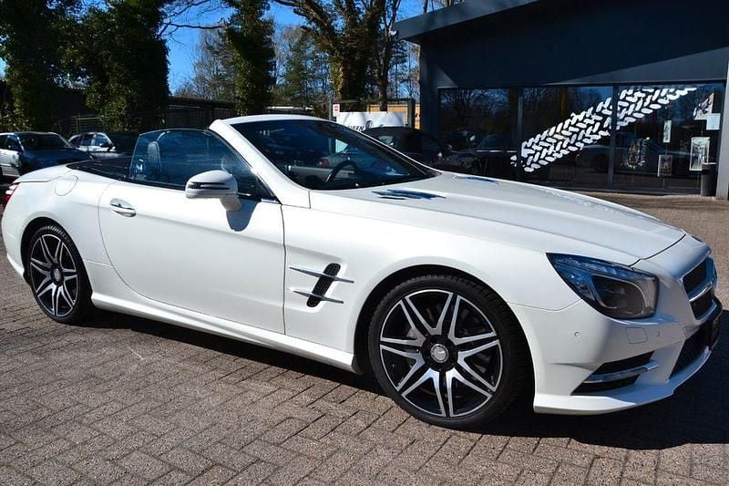 Gebraucht Mercedes SL400 AMG 333 PS (244 kW) 2015 Weiß Cabrio