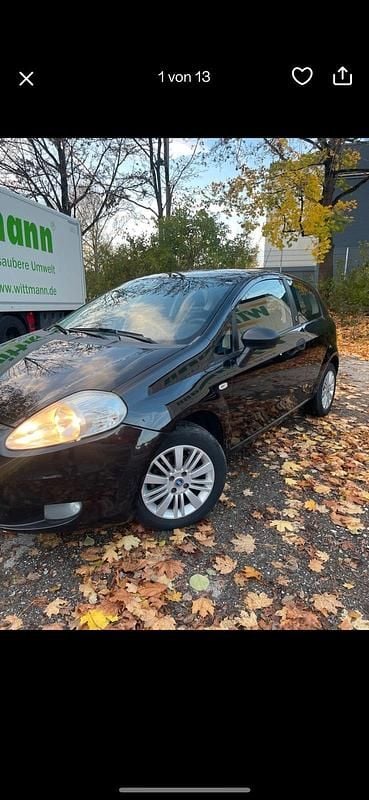 Gebraucht Fiat Punto 77 PS (56 kW) 2008 Schwarz Kleinwagen