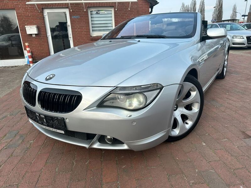 Silber Gebraucht 2005 BMW 645 Cabriolet Shadowline Cabrio | 11.900 € (Fairer Preis) - Bild 1/4