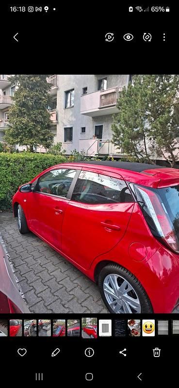 Gebraucht Toyota Aygo X-clusiv 69 PS (50 kW) 2014 Rot Kleinwagen