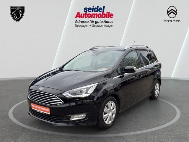 Schwarz Gebraucht 2018 Ford Grand C-Max Titanium Van / Kleinbus | 13.950 € (Fairer Preis) - Bild 1/4