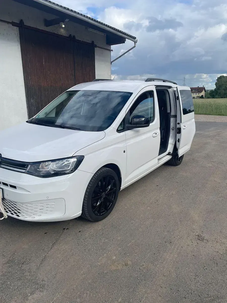 Gebraucht VW Caddy 122 PS (89 kW) 2021 Weiß Van / Kleinbus