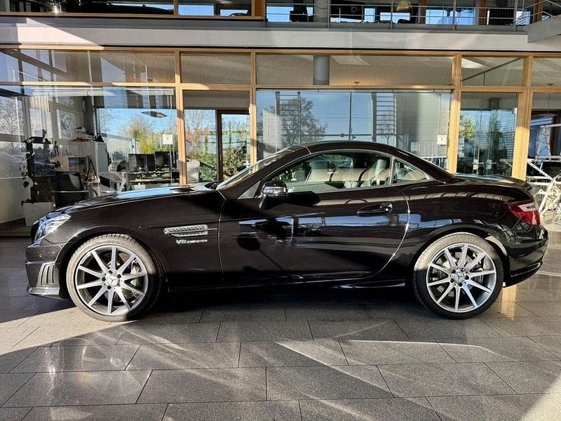 Gebraucht Mercedes SLK55 AMG AMG 421 PS (309 kW) 2016 Obsidianschwarz Cabrio