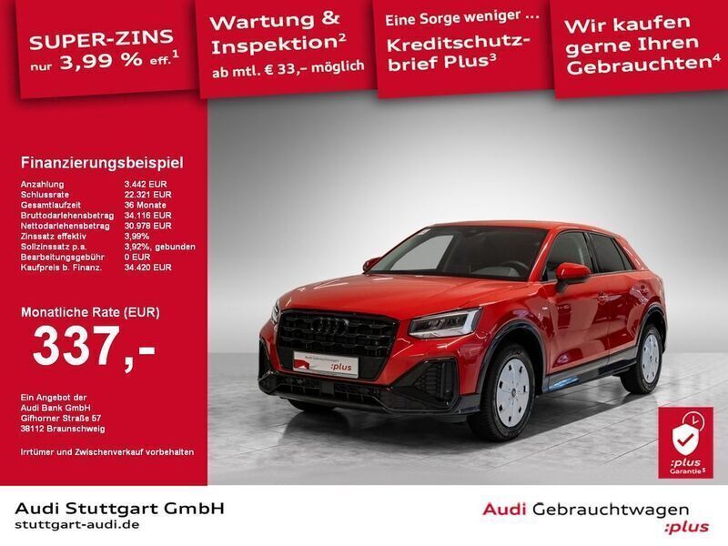 Progressivrot metallic Gebraucht 2024 Audi Q2 S-Line SUV | 34.940 € (Etwas zu teuer) - Bild 1/2