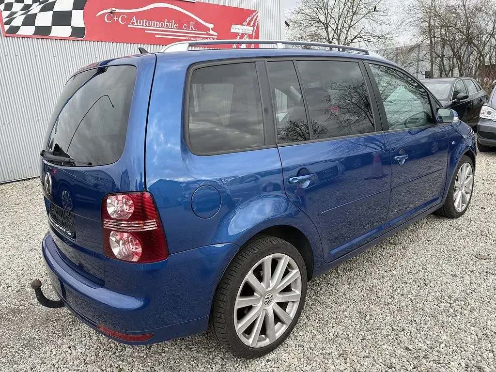 Gebraucht VW Touran Highline 170 PS (125 kW) 2008 Blau Van / Kleinbus