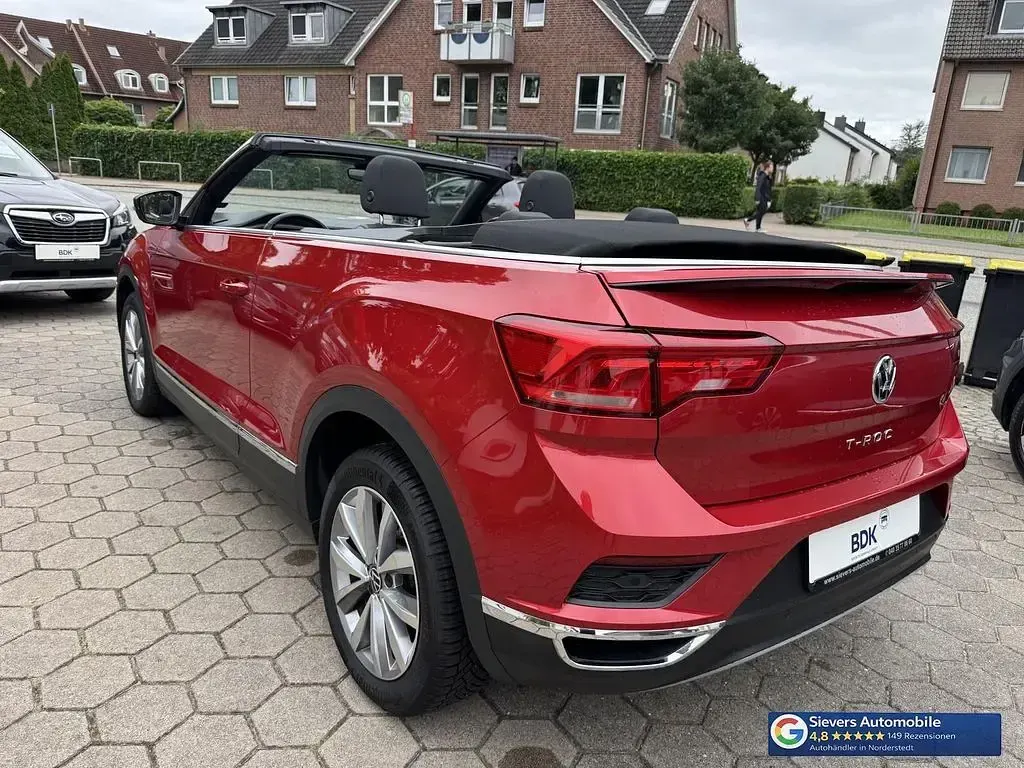 Gebraucht VW T-Roc Cabriolet Style 150 PS (110 kW) 2020 Kings red Cabrio