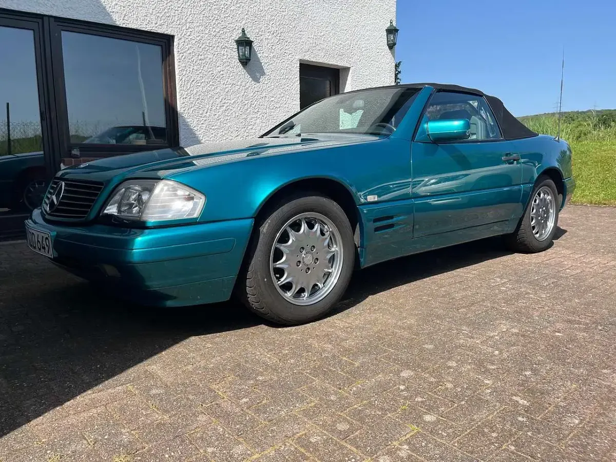 Gebraucht Mercedes SL320 245 PS (180 kW) 1997 Grün Cabrio