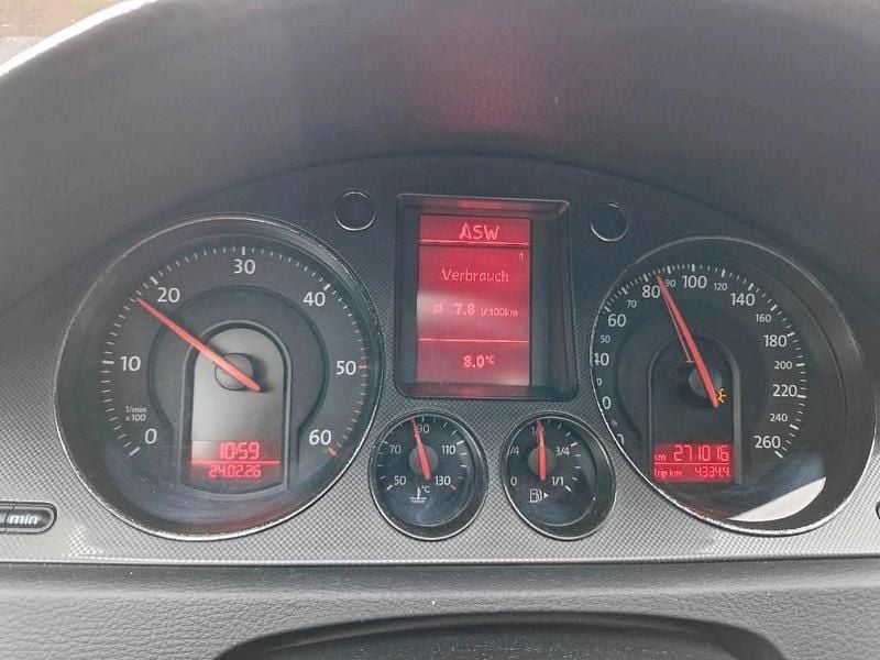 Usata VW Passat 170 CV (125 kW) 2007 Nero Station wagon