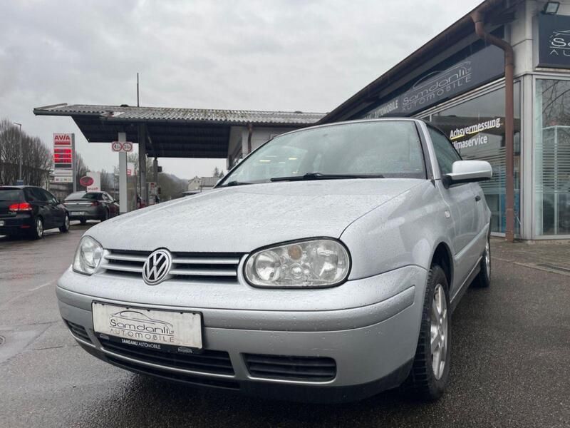 Silber Gebraucht 2002 VW Golf Cabriolet Cabrio | 1.850 € (Guter Preis) - Bild 1/4
