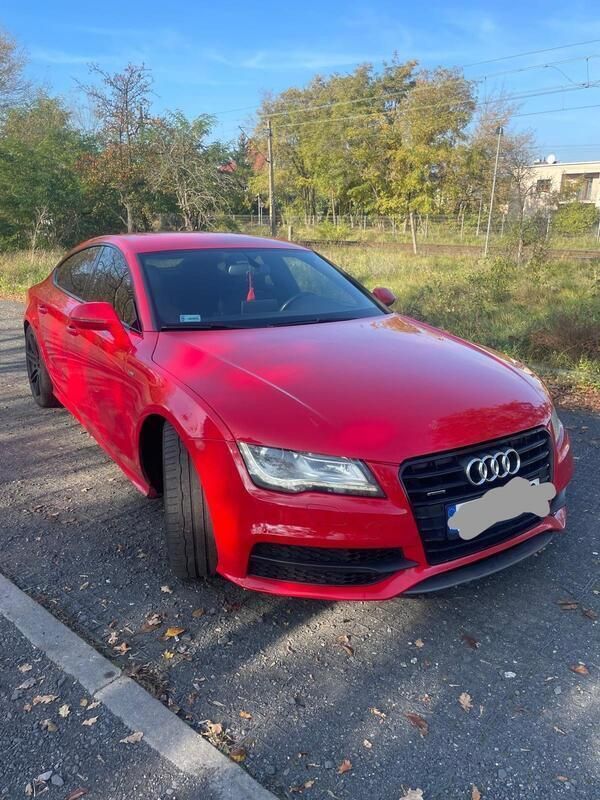 Rot Gebraucht 2013 Audi A7 S-Line Kleinwagen | 16.199 € (Fairer Preis) - Bild 1/4
