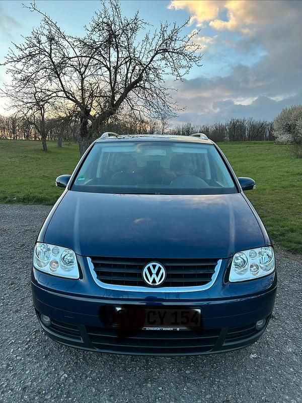 Gebraucht VW Touran Highline 105 PS (77 kW) 2004 Blau Van / Kleinbus