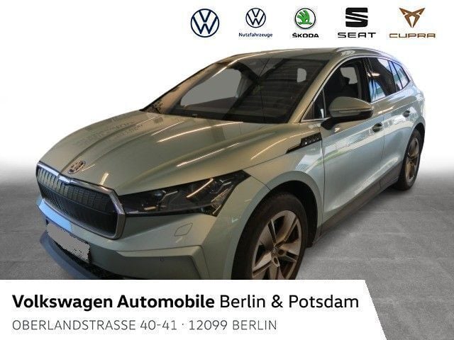 Arcticsilber metallic Gebraucht 2021 Skoda Enyaq iV Lounge SUV | 31.990 € (Guter Preis) - Bild 1/4