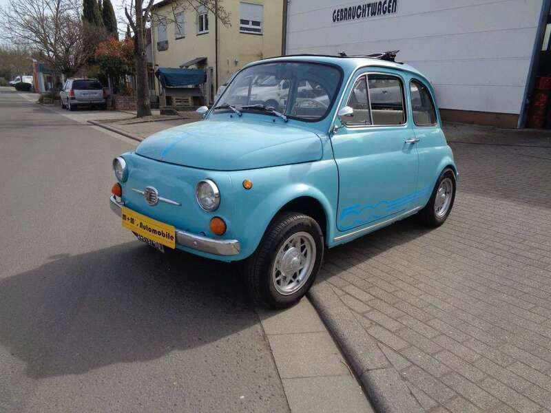 Blau Gebraucht 1975 Fiat 500 Kleinwagen | 9.900 € - Bild 1/4