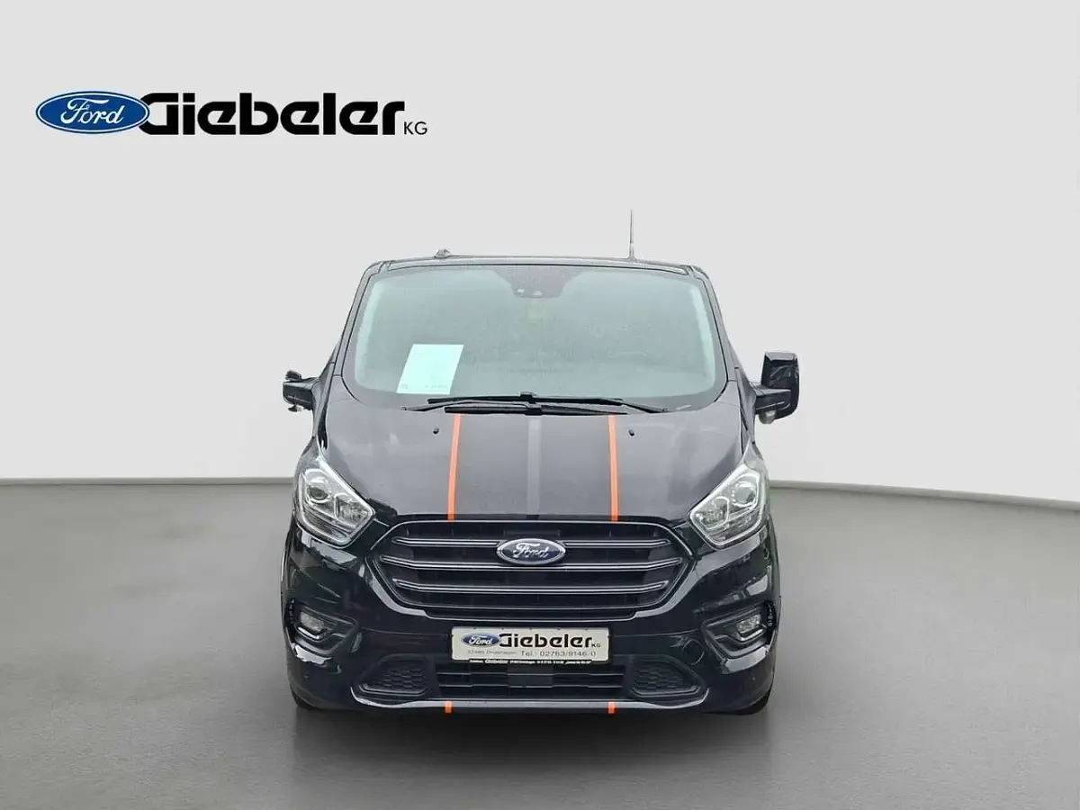 Gebraucht Ford Transit Custom Sport 170 PS (125 kW) 2023 Obsidianschwarz metallic Van