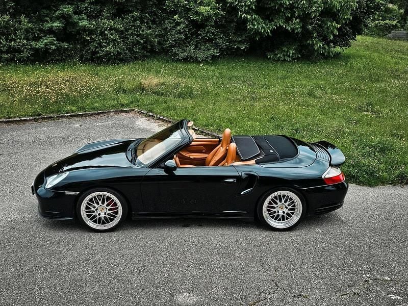 Schwarz Gebraucht 2003 Porsche 911 Turbo Cabriolet Cabrio | 83.000 € - Bild 1/4