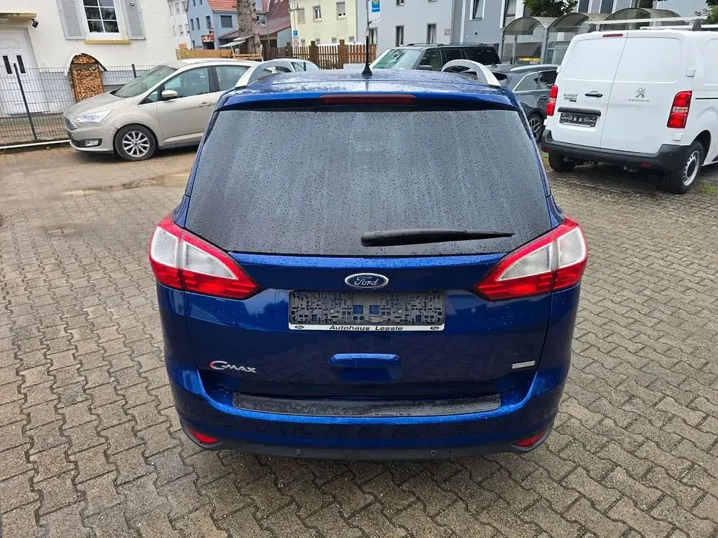 Gebraucht Ford Grand C-Max Titanium 125 PS (91 kW) 2014 Blau Van / Kleinbus