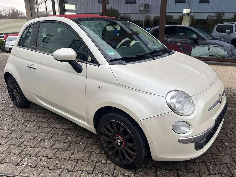 Gebraucht Fiat 500 Lounge 101 PS (74 kW) 2009 Funk white Cabrio