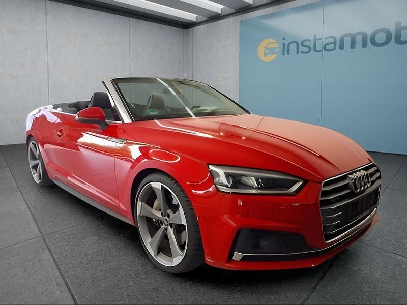 Rot Gebraucht 2019 Audi A5 Cabriolet Cabrio | 37.699 € (Teuer) - Bild 1/4