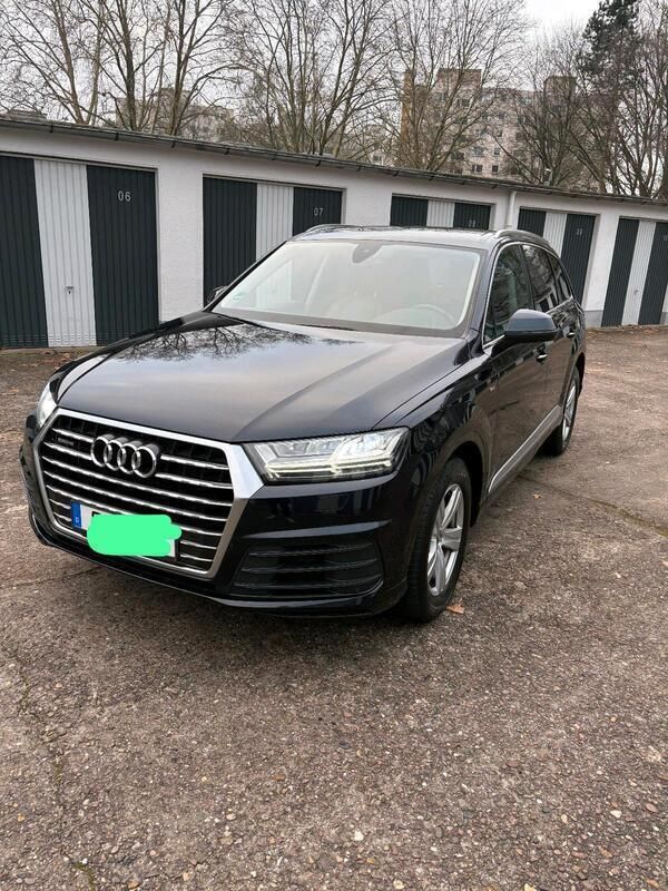 Blau Gebraucht 2016 Audi Q7 S-Line SUV | 36.500 € - Bild 1/4