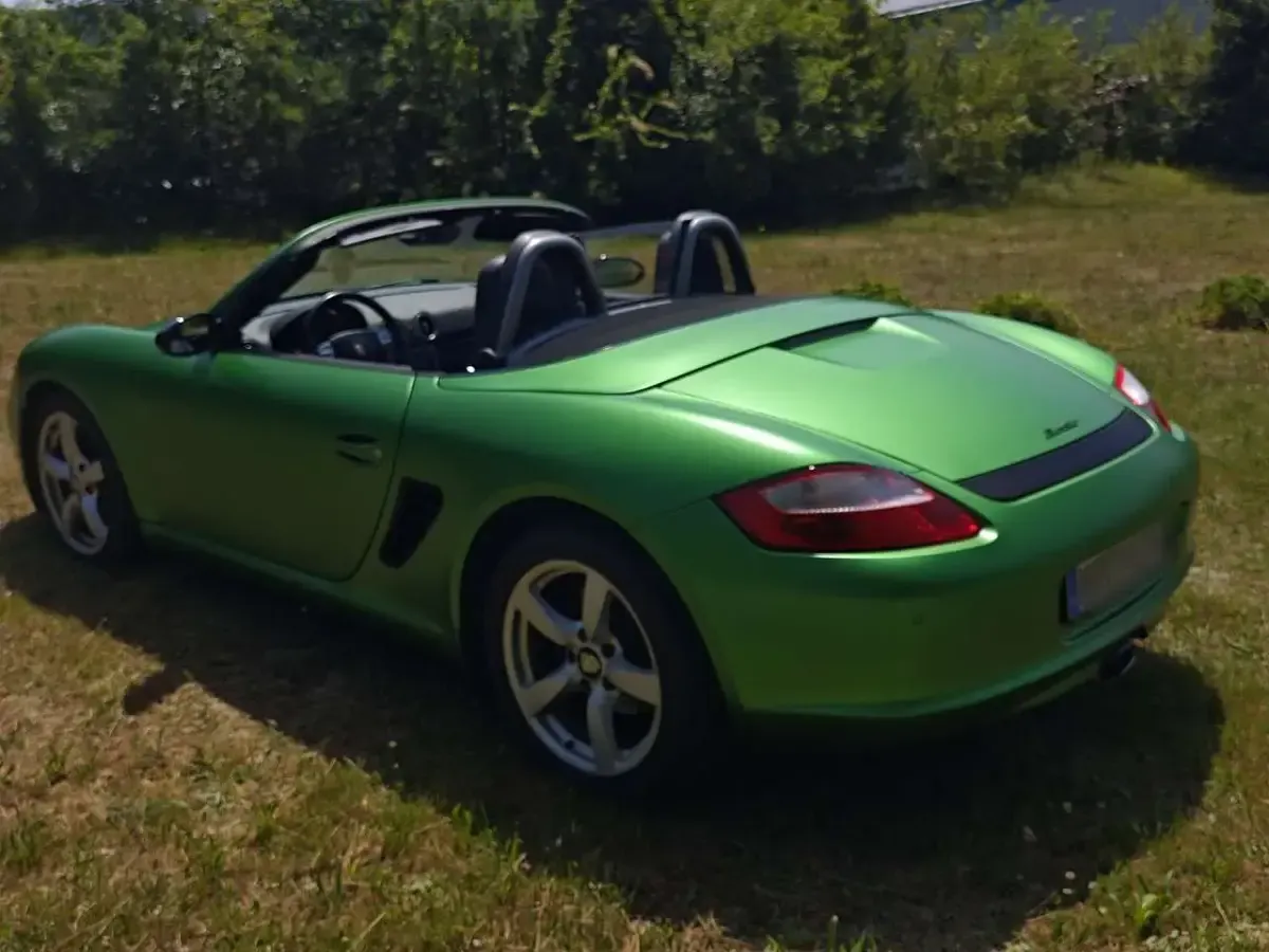 Gebraucht Porsche Boxster 245 PS (180 kW) 2008 Grün Cabrio