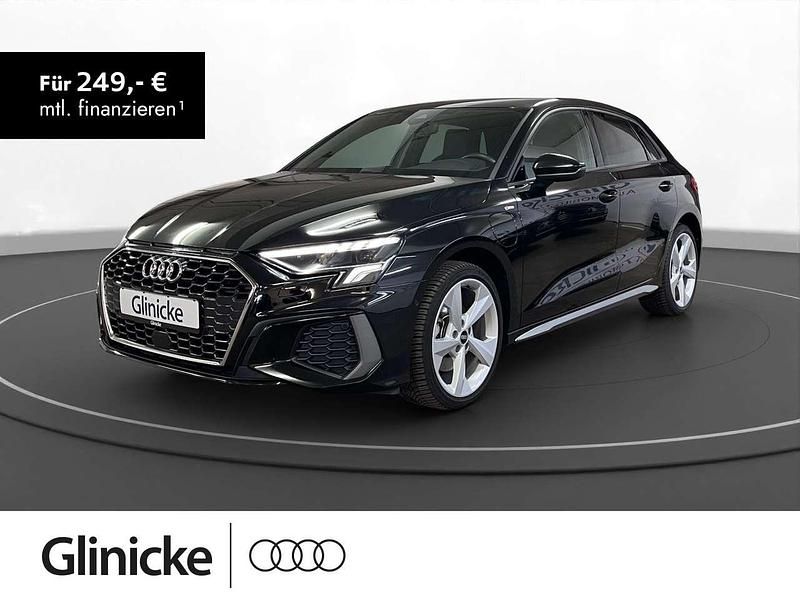 Mythosschwarz metallic Gebraucht 2021 Audi A3 e-tron S-Line Kleinwagen | 25.880 € (Fairer Preis) - Bild 1/3