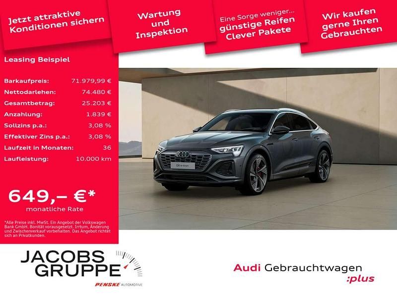 Daytonagrau perleffekt Gebraucht 2025 Audi Q8 e-tron S-Line SUV | 71.980 € (Teuer) - Bild 1/4