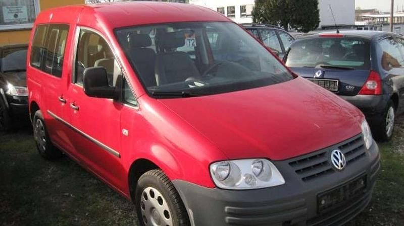 Gebraucht VW Caddy Life 75 PS (55 kW) 2007 Rot Van / Kleinbus