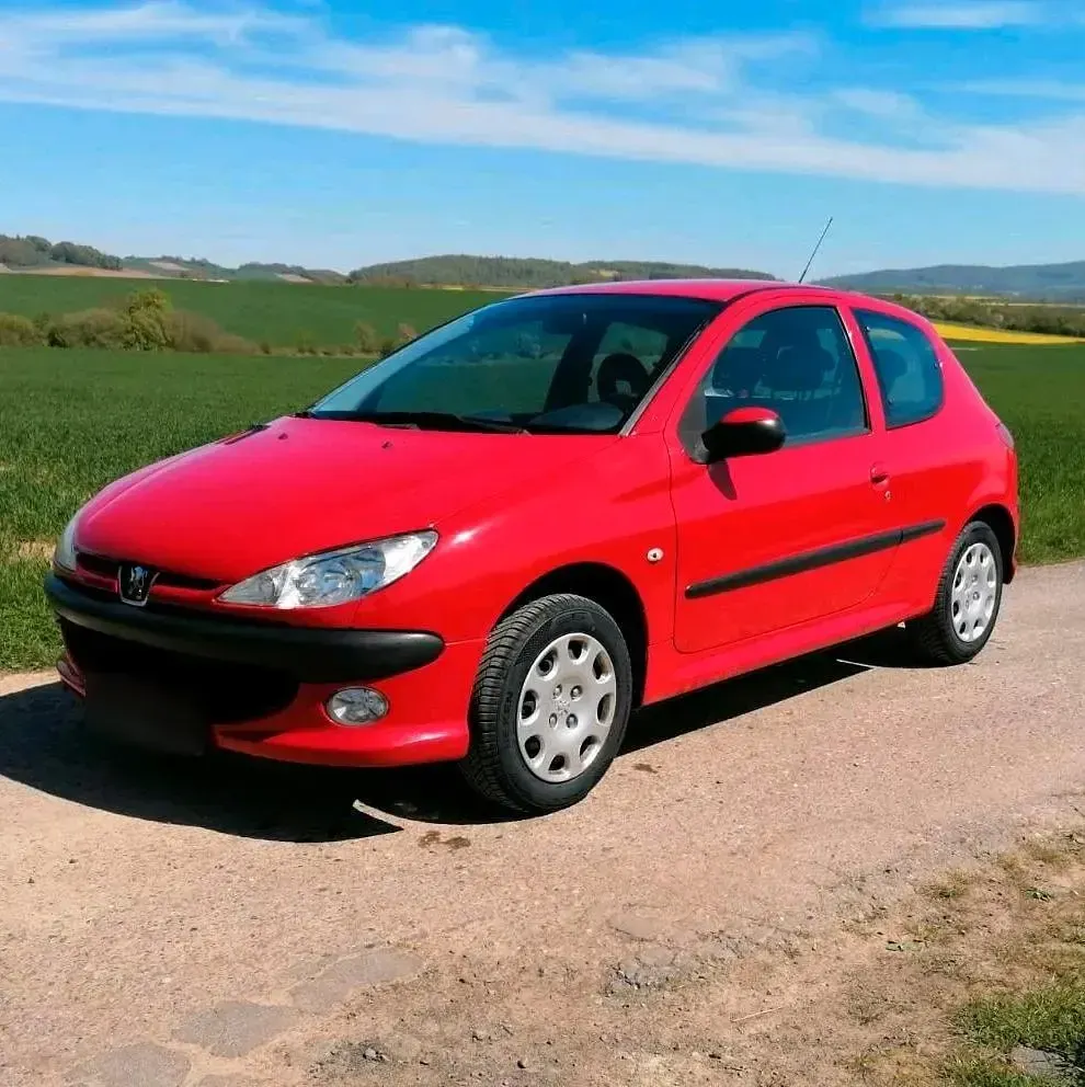 Gebraucht Peugeot 206 75 PS (55 kW) 2008 Rot Kleinwagen