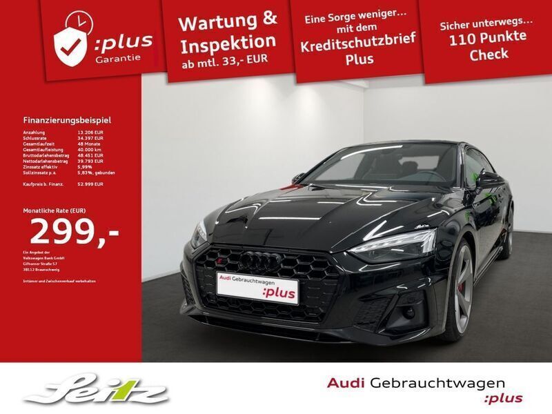 Mythosschwarz metallic Gebraucht 2022 Audi S5 Sport Coupé | 52.999 € (Fairer Preis) - Bild 1/2