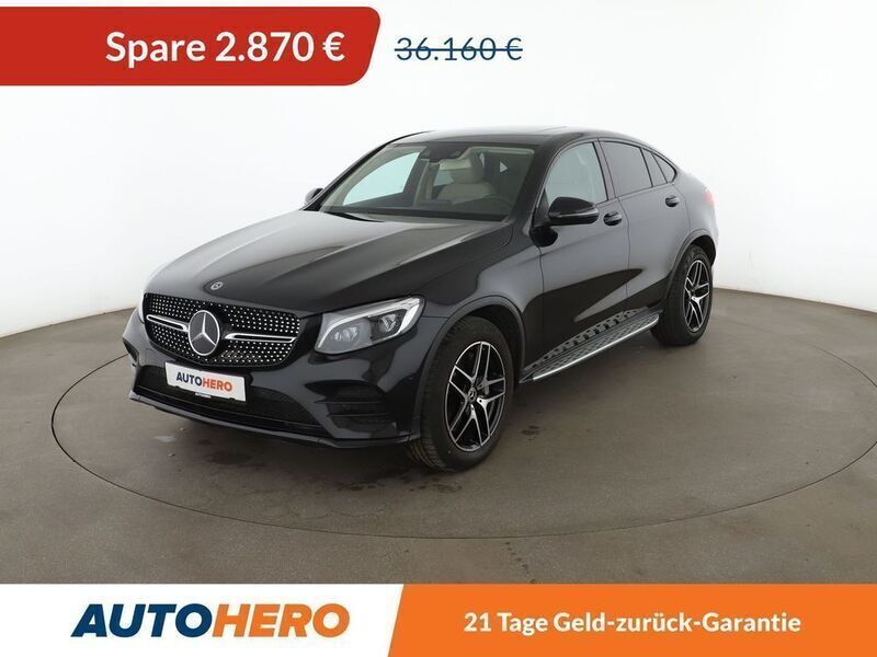 Schwarz Gebraucht 2017 Mercedes GLC300 AMG line Limousine | 33.290 € (Superpreis) - Bild 1/3