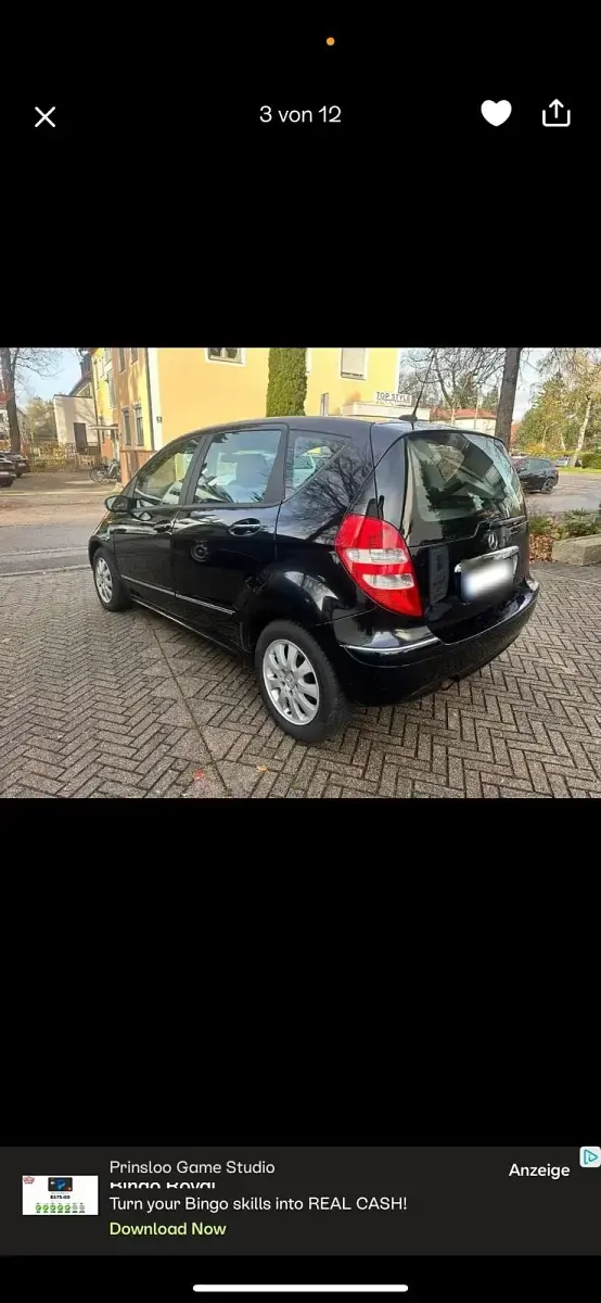 Gebraucht Mercedes A170 116 PS (85 kW) 2005 Schwarz Kleinwagen