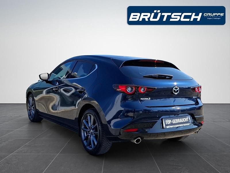 Gebraucht Mazda 3 Exclusive-Line 140 PS (102 kW) 2025 Deep crystal blue metallic Limousine