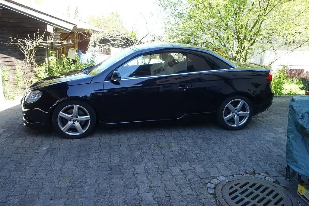Brugt VW Eos Edition 241 HK (177 kW) 2008 Sort Cabriolet
