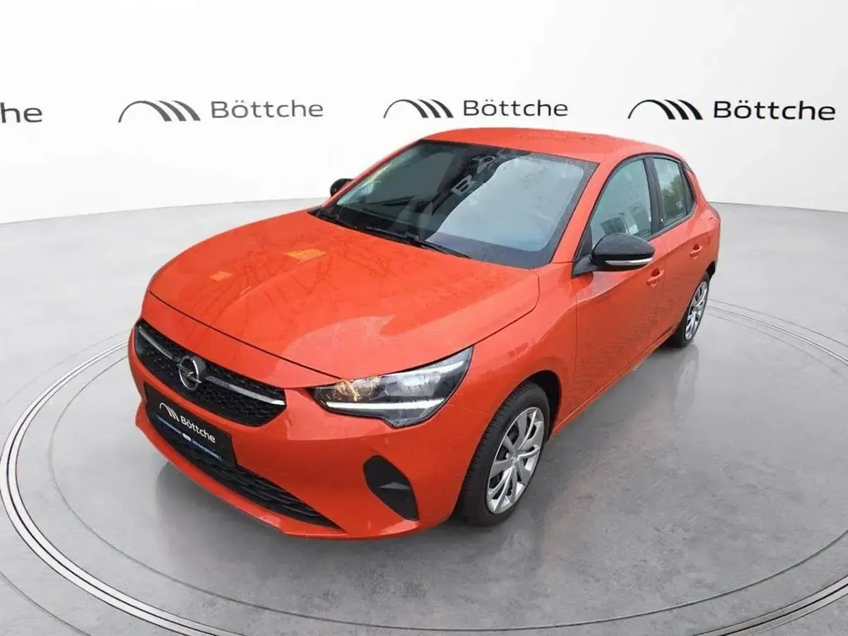 Gebraucht Opel Corsa Edition 100 kW (136 PS) 2022 Power orange/dynamik orange Limousine