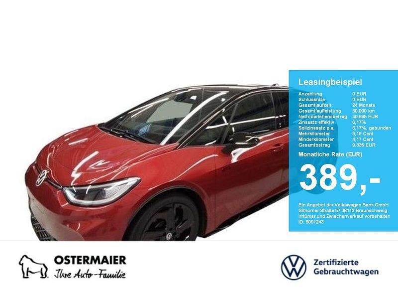 Gebraucht VW ID.3 GTX 239 kW (326 PS) 2024 Rot Kleinwagen