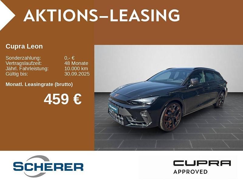 Midnight schwarz metallic (metallic) Gebraucht 2025 Cupra Leon VZ Limousine | 44.900 € (Fairer Preis) - Bild 1/4