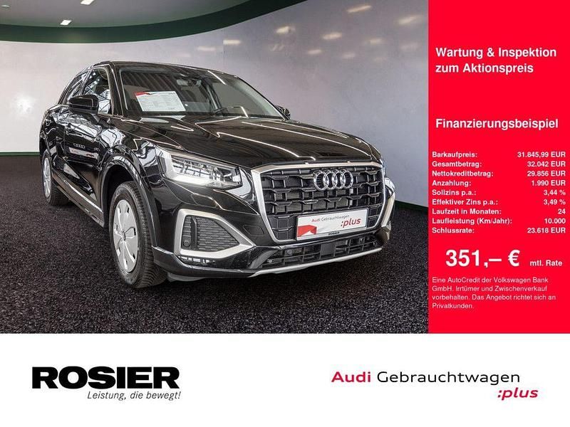 Schwarz / mythosschwarz Gebraucht 2024 Audi Q2 Advanced SUV | 31.846 € (Fairer Preis) - Bild 1/4
