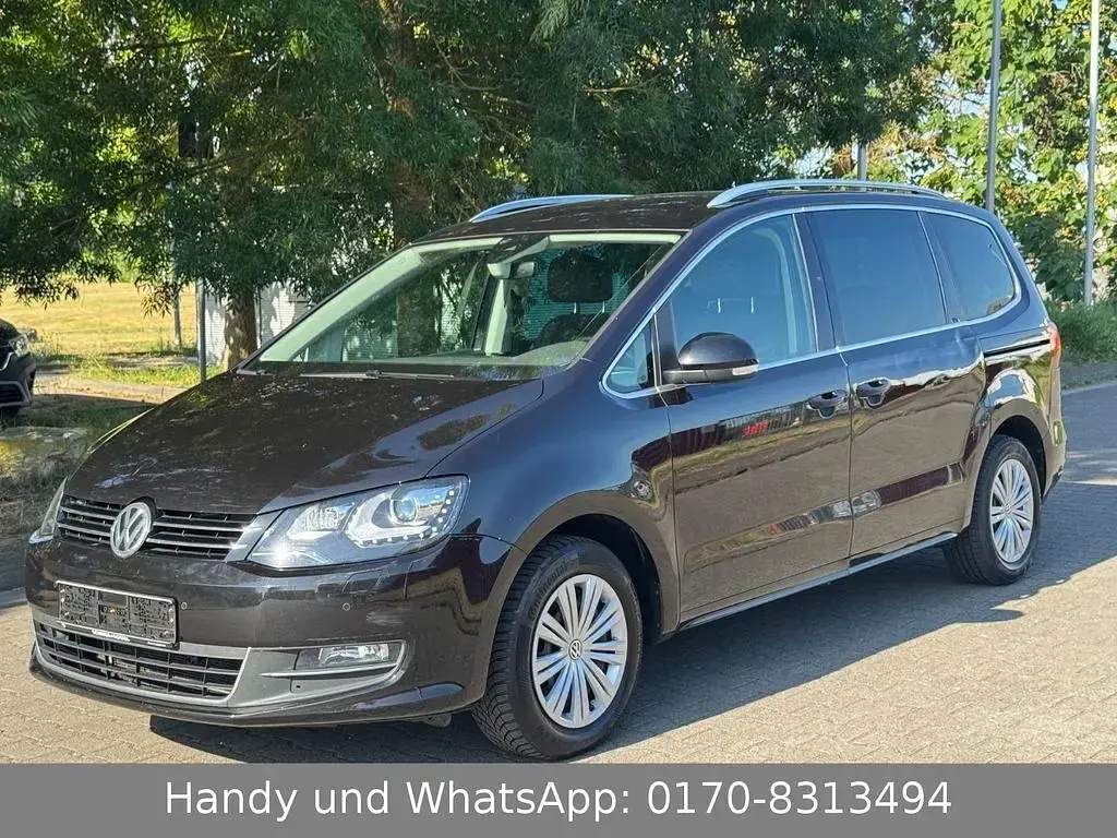 Gebraucht VW Sharan Highline 150 PS (110 kW) 2017 Schwarz Van / Kleinbus