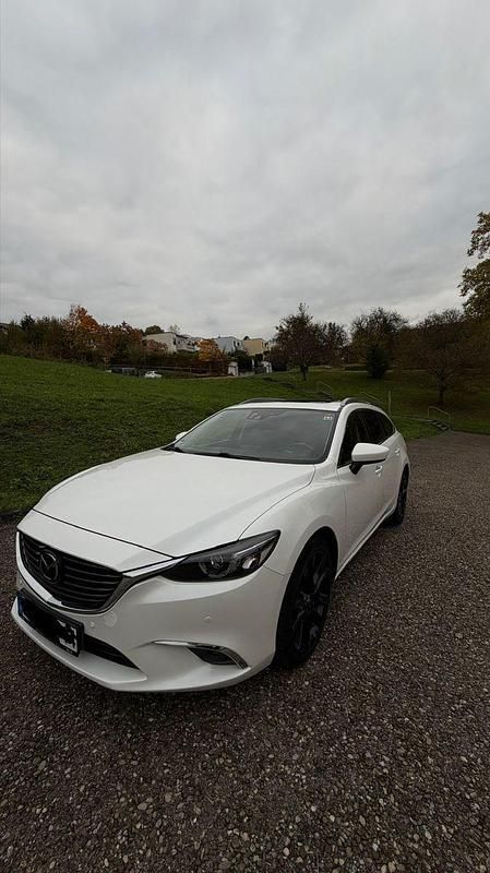 Weiß Gebraucht 2017 Mazda 6 Nakama Intense Kombi | 13.000 € (Fairer Preis) - Bild 1/4