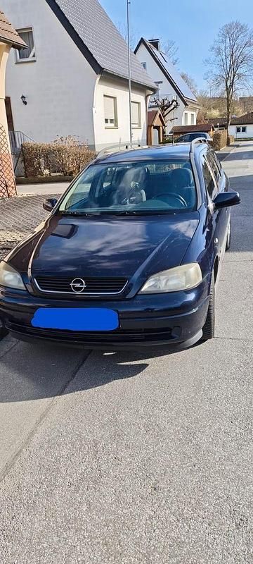 Gebraucht Opel Astra 84 PS (61 kW) 2003 Blau Kombi