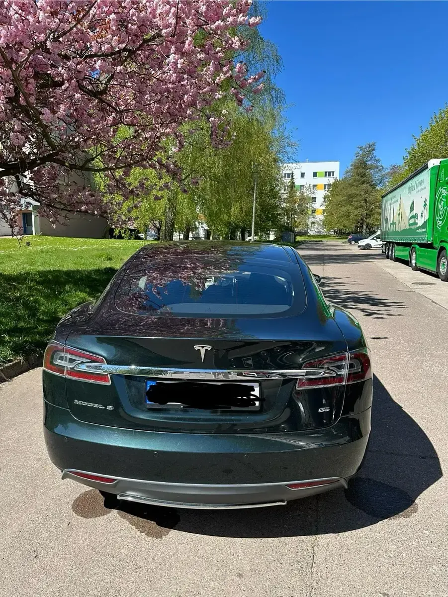 Gebraucht Tesla Model S 266 kW (362 PS) 2013 Grün Kleinwagen