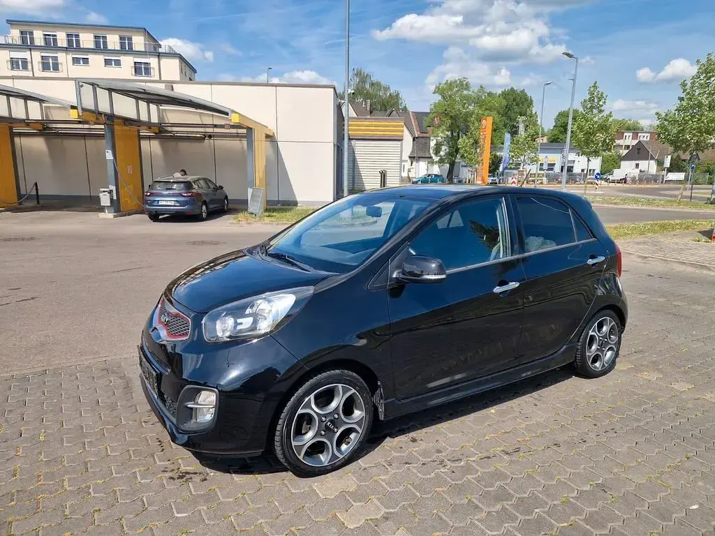 Gebraucht Kia Picanto Spirit 86 PS (63 kW) 2014 Schwarz Kleinwagen