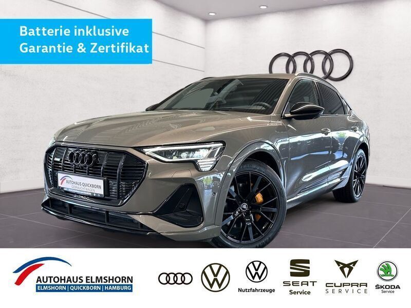 Chronosgrau metallic Gebraucht 2022 Audi e-tron Sportback Black Edition SUV | 50.580 € (Teuer) - Bild 1/4