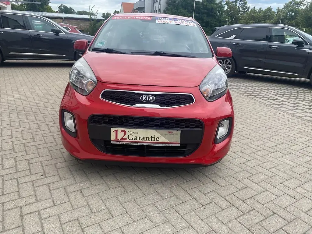Gebraucht Kia Picanto DREAM-TEAM Edition 67 PS (49 kW) 2016 Rot Kleinwagen