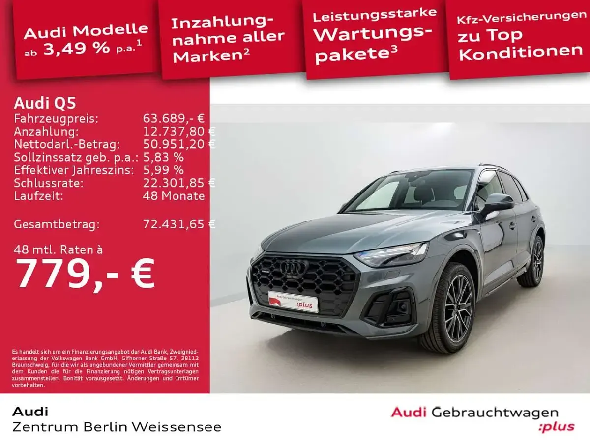 Gebraucht Audi Q5 S-Line 299 PS (219 kW) 2025 Daytonagrau perleffekt SUV