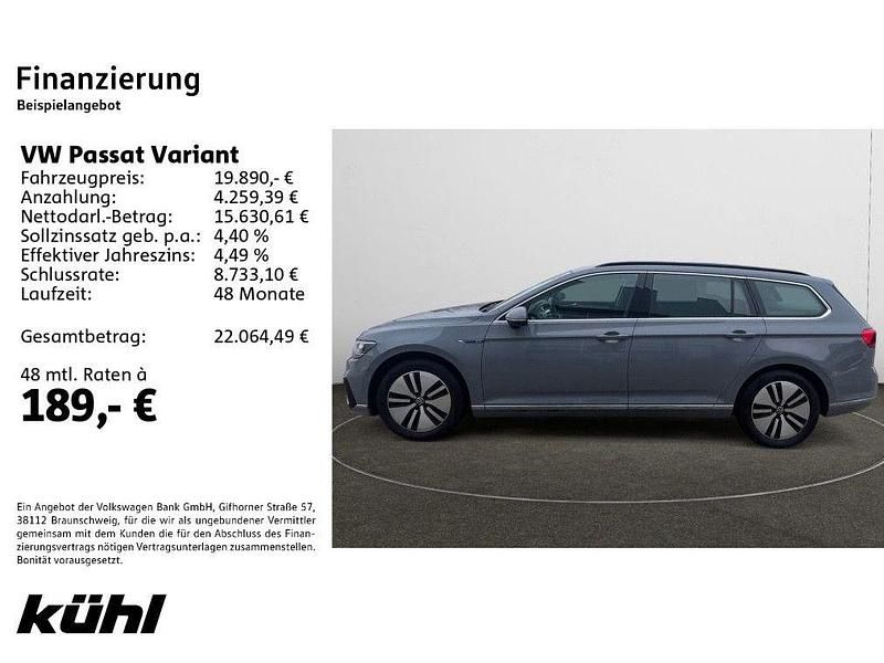 Gebraucht VW Passat GTE 156 PS (114 kW) 2021 Mondsteingrau Kombi