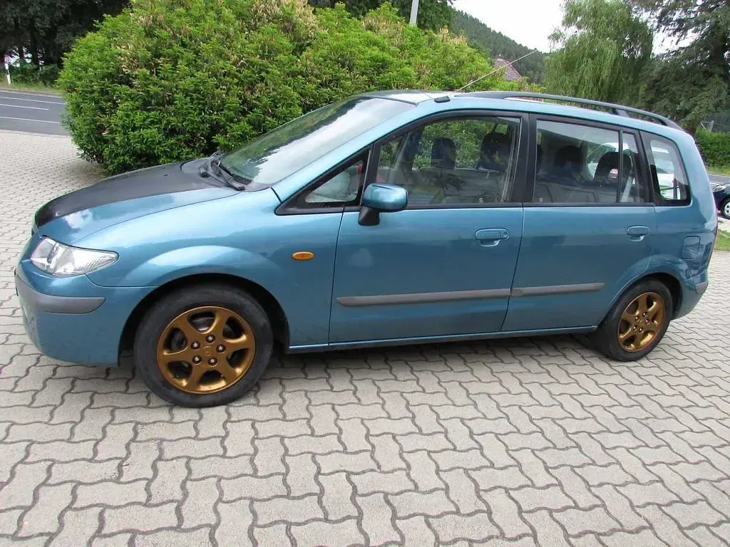 Gebraucht Mazda Premacy 114 PS (83 kW) 1999 Blau Van / Kleinbus