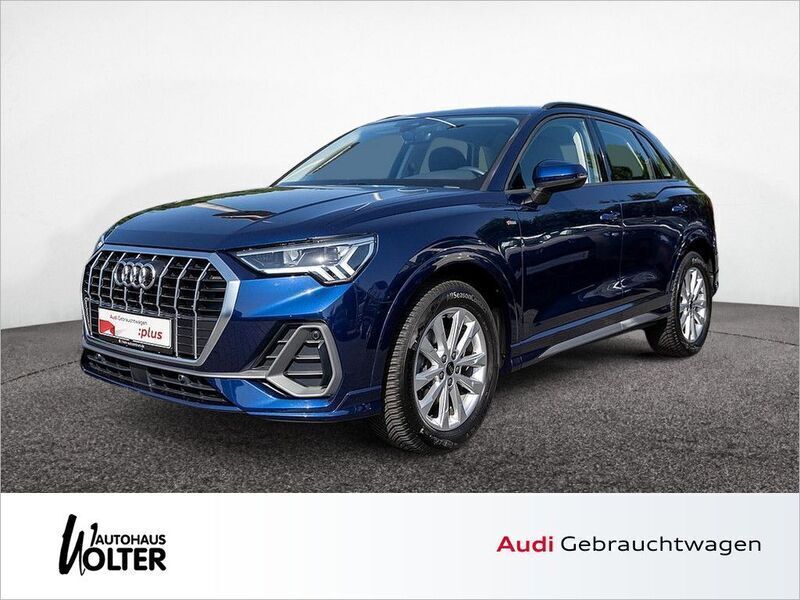 Navarrablau metallic Gebraucht 2024 Audi Q3 S-Line SUV | 37.660 € (Guter Preis) - Bild 1/4