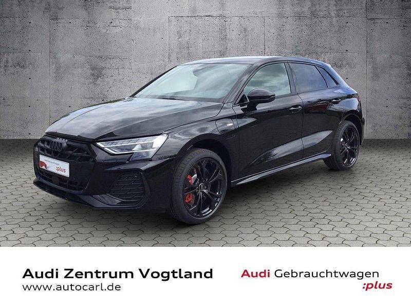 Mythosschwarz metallic Gebraucht 2025 Audi A3 Sportback e-tron S-Line Kleinwagen | 39.980 € - Bild 1/4