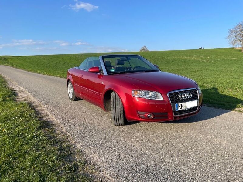 Rot Gebraucht 2007 Audi A4 Cabriolet Comfort Cabrio | 9.999 € (Fairer Preis) - Bild 1/4